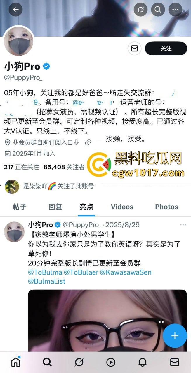 05年推特网黄博主【小狗pro】福利合集曝光，花式多道具自慰，粗壮假屌轮番猛插粉嫩小穴，全程高能淫靡！