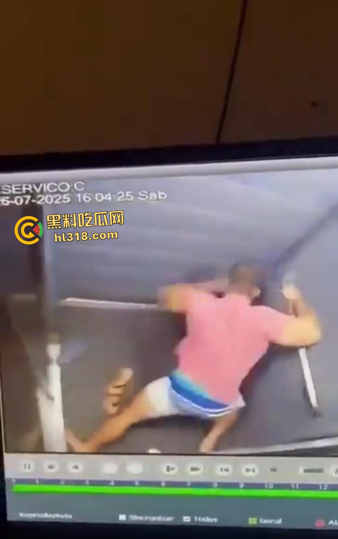 巴西前篮球明星伊戈尔·卡布拉尔化身暴徒！电梯内狂殴女友60拳，面骨粉碎血溅当场！