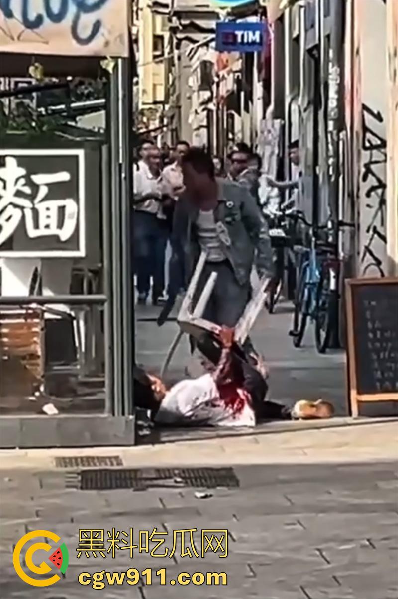 在国外最大的危险就是同胞,意大利米兰华人街,36岁华人男子早同胞砍杀,目前仍在全力抢救!-5