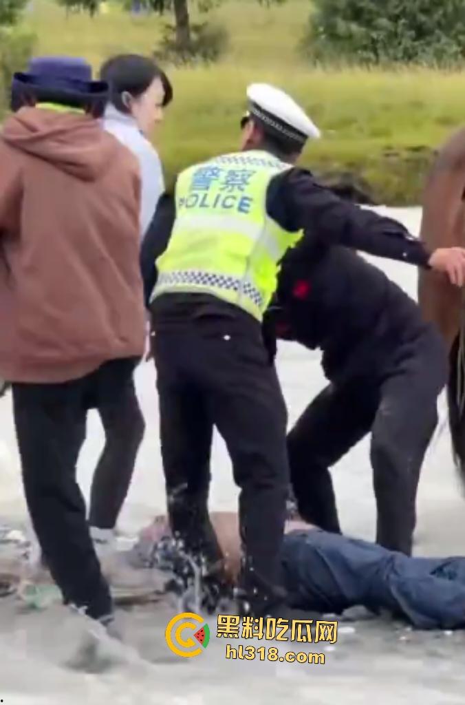 新疆伊犁昭苏县夏塔景区吊桥断裂29人滑落5死22伤，桥虽不高但下面就是激流的河水，直接能摔死！-8