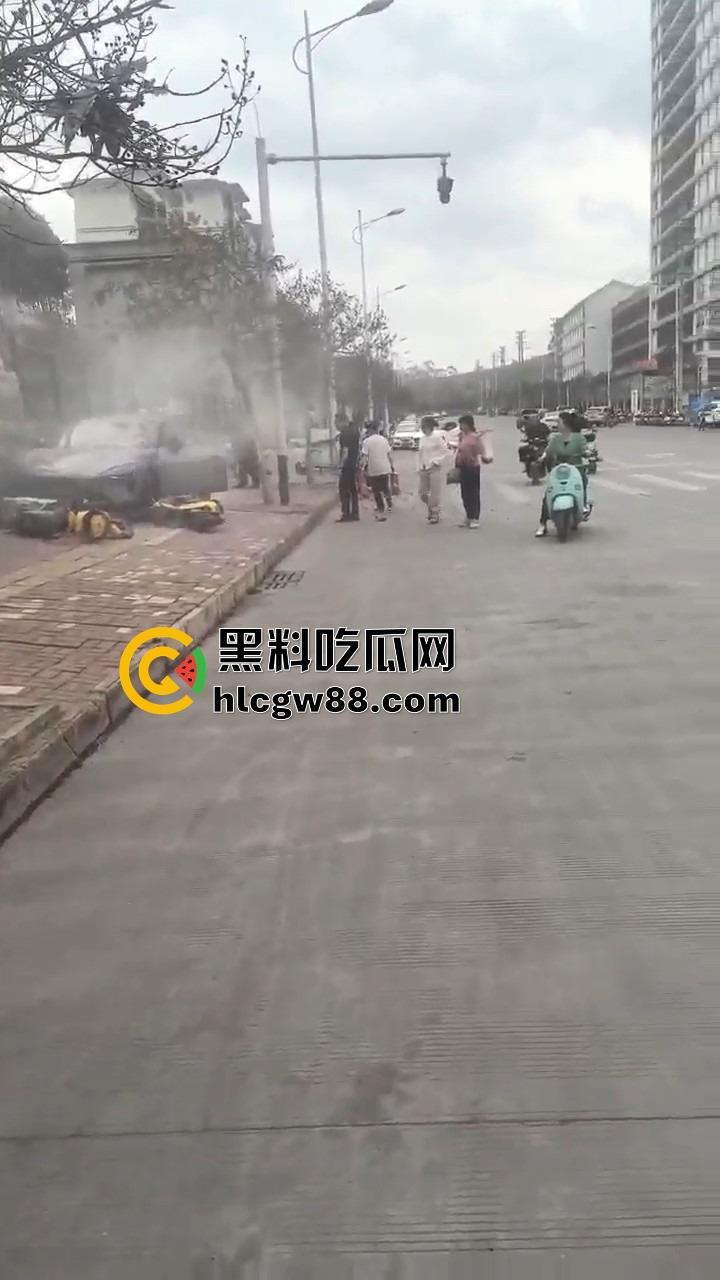 广西田东县人妻妹子【花生米爱吃小猪】刚提小米SU7,口腔医院门口撞飞一排共享单车,集美开车还是秀!-9