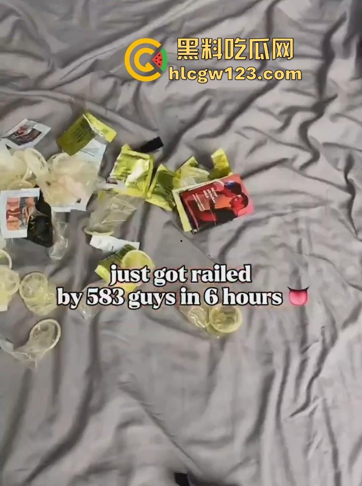 OF澳大利亚博主【安妮·奈特】发起大规模性挑战 6小时内与583名男子激情做爱 最后因大出血而入院！-6