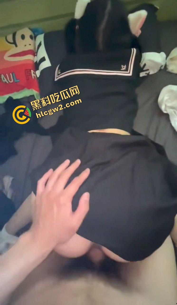 抖音双马尾萝莉白丝少萝『矢泽爱还我泪水』金主跪床后入暴力输出白虎!独家曝光!-5