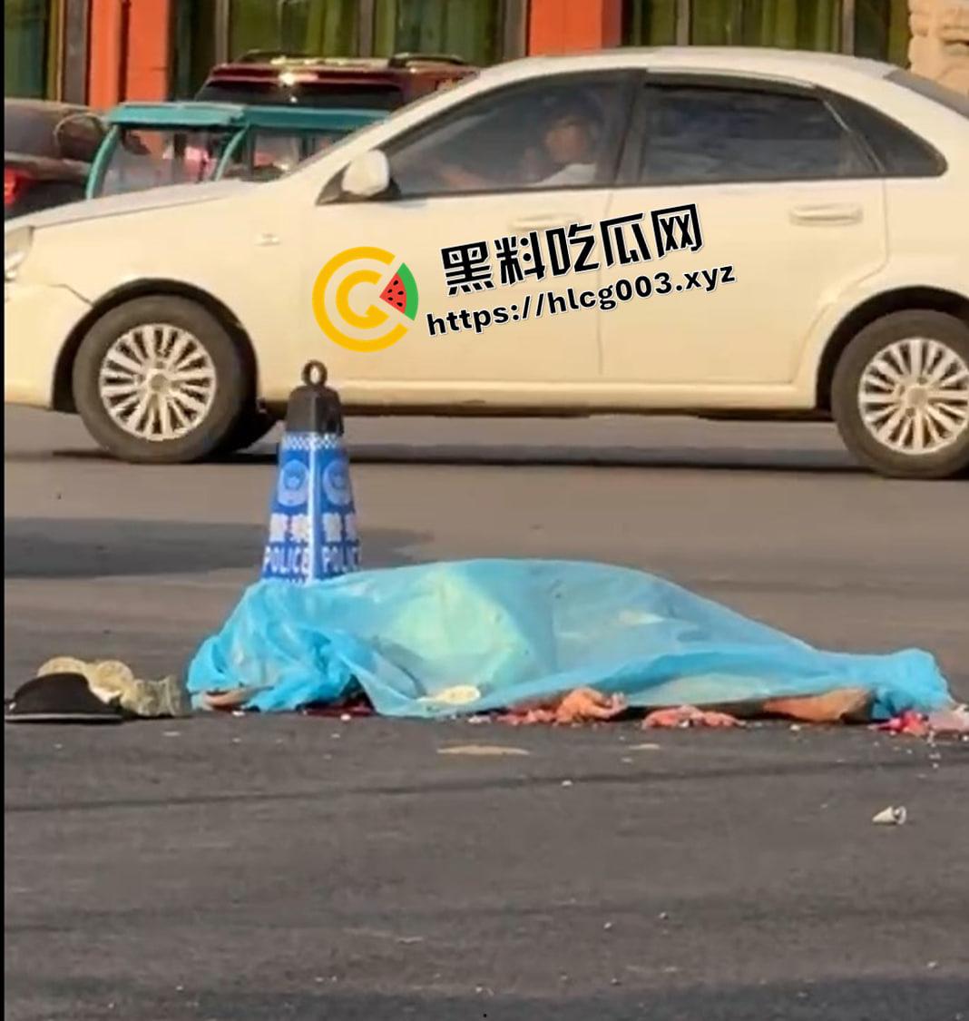 血腥慎入!济南商河车祸现场 脑袋被压爆 脑浆和内脏散落一地 现场视频流出-3