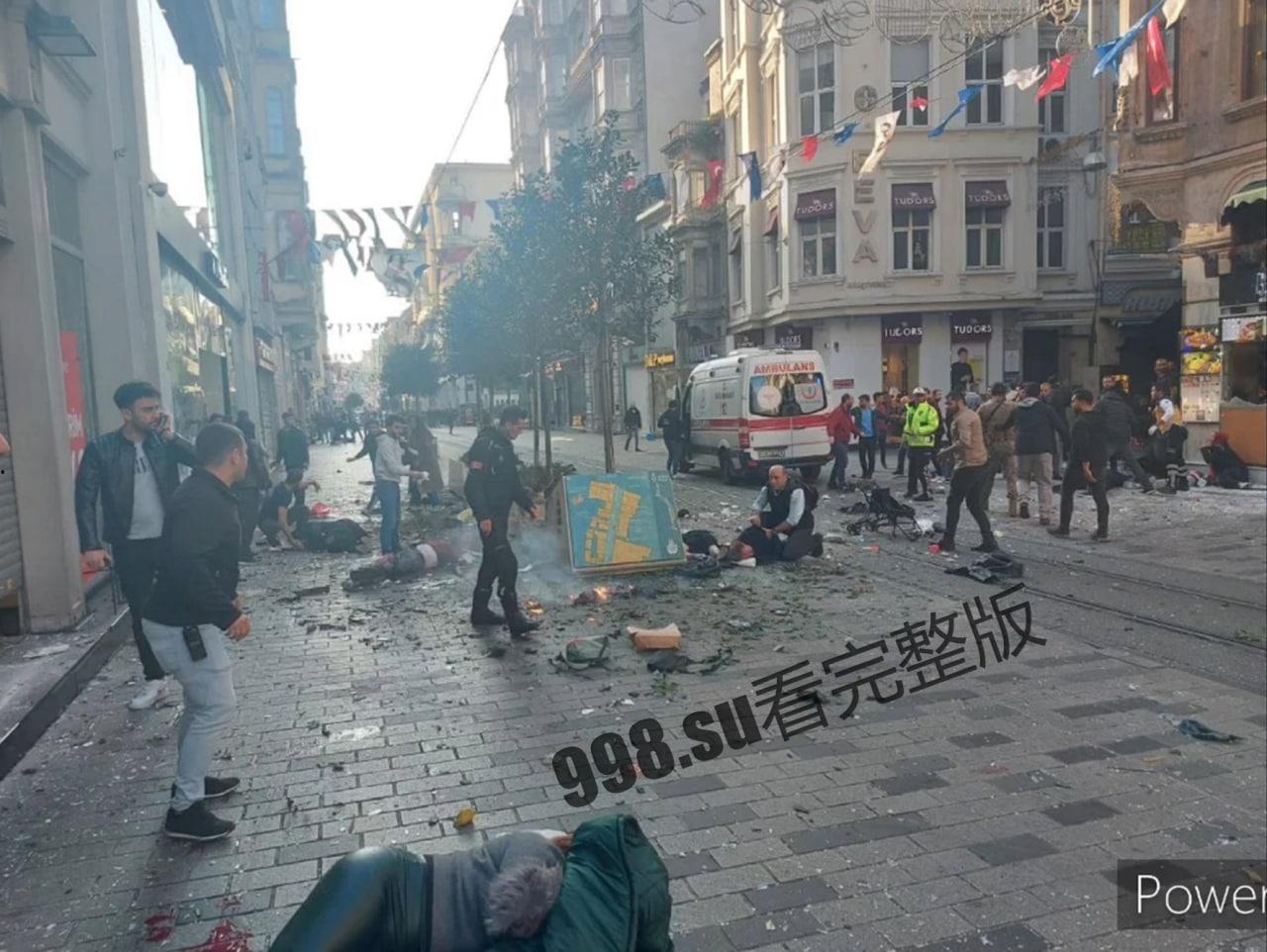 土耳其 伊斯坦布尔 炸弹 袭击 现场尸横遍野-1