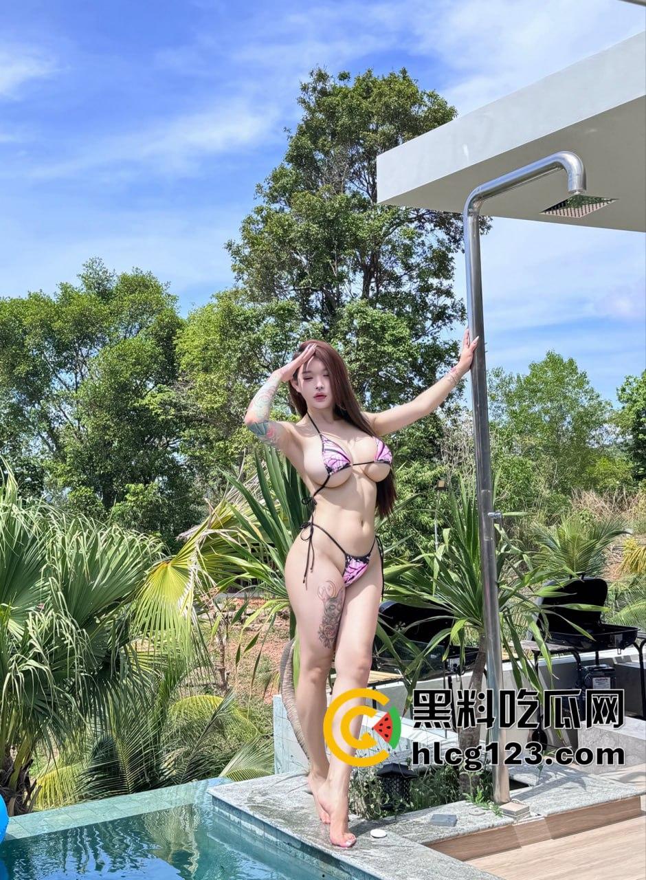 福利鸡希希Gina爆出9月新作!巨乳肥臀颜值炸裂,BUT这可是TS,接受得了再看!-23