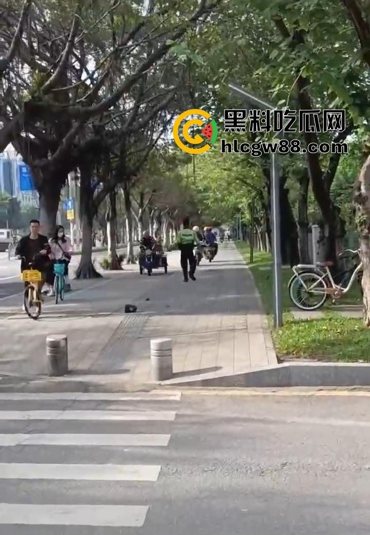 广州电动车整治引爆街头战火,交警暴力执法引众怒,市民直接干翻警车轮胎放气反击!-9